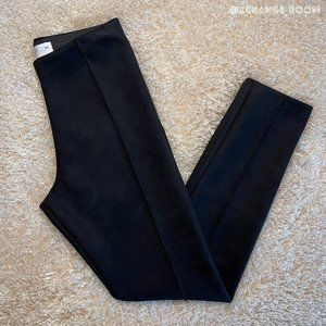 Zara Kids Girls Suede Black Leggings